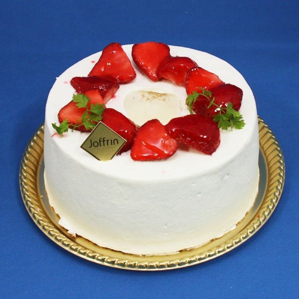 画像1: 【Decoration Cake Selection】デコレーションシフォンケーキ（イチゴ） (1)